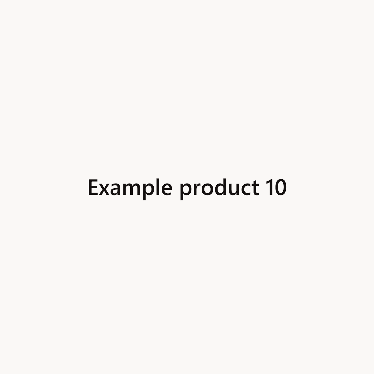Example product 10 plush
